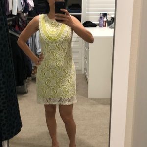 Gently used Vintage style embroidery mini dress
